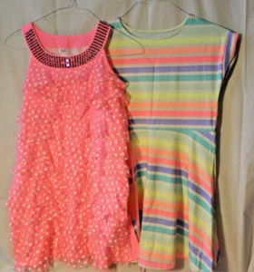 Girls Summer Dresses and Short Sleeve Tops L/XL - Picture 1 of 4