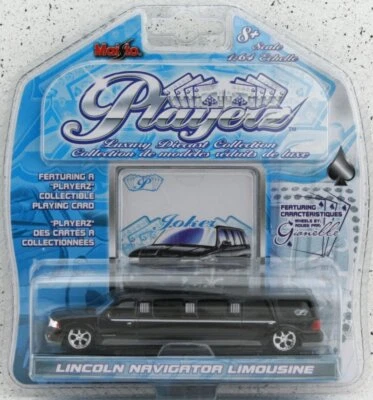 LINCOLN Navigator Limousine - PlayerZ - black - Maisto 1:64 - Immagine 1 di 4