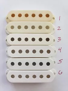 $50 EACH 70’s Strat Pickup Covers 1970’s Fender White Stratocaster - Picture 1 of 24