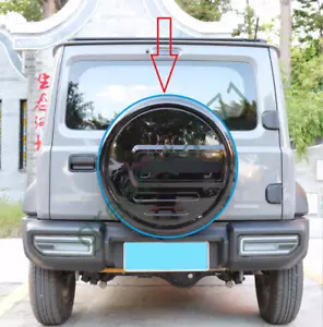 Fits for Suzuki Jimny JB74 JB64 2019-2024 Spare Tire Cover Rear Tyre Cover Black - Picture 1 of 6