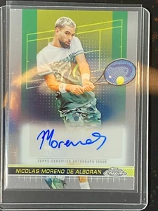 2024 Topps Chrome Tennis Nicolas Moreno De Alboran Auto #TCA-NDA - Picture 1 of 2