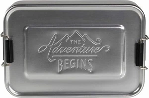 GENTLEMEN'S HARDWARE LUNCH BOX TIN SILVER 5912009SI - Picture 1 of 3