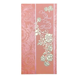 Tarjeta de feliz cumpleaños para tía, floral, de American Greetings + sobre - Imagen 1 de 5