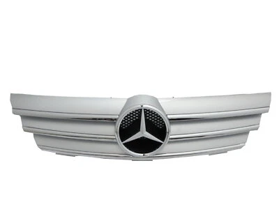W203 2004-2007 COUPE GRILLE/GRILL 3FIN CROMADO/PRATA para Mercedes-Benz - Imagem 1 de 4