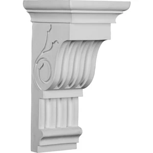 Ekena Millwork COR08X08X16ED 7.5 x 8.13 x 15.75 in. Edwards Corbel - Picture 1 of 1