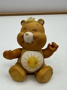 Vintage 1983 Kenner Care Bears Poseable 3.5” Figure SUNSHINE BEAR Yellow Sun - Picture 1 of 4