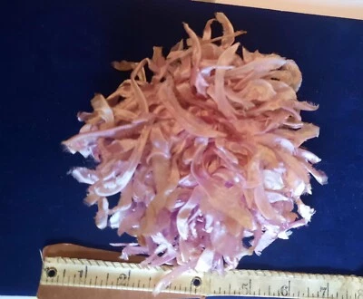 Puff de seda rosa sombrerería antiguo vintage Foto 1 de 2