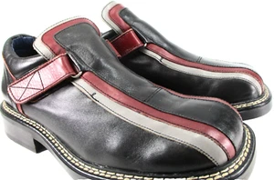 M.C. & Power Square Toe Leder Herren Schuhe Schwarz Größe 9 Euro 42 Stil 4820 - Bild 1 von 10