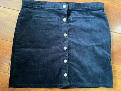 NUEVA FALDA TERCIOPELO NEGRA THE CHILDREN'S PLACE ajustable INVIERNO talla 16 tcp para niñas Foto 1 de 2