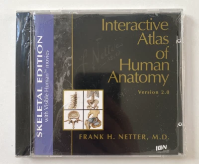 INTERACTIVE ATLAS of Human Anatomy SKELETAL Edition 2002 Ships Fast NEW, SEALED - Image 1 of 2