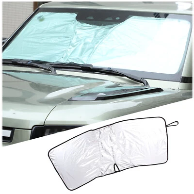 Складной солнцезащитный козырек на переднее лобовое стекло для Land Rover Defender 2020-2025 - Изображение 1 из 4