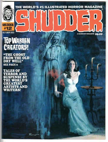 SHUDDER MAGAZINE #12 OCT 2023 NM 9.4 UNREAD WARRANT PREZIO COVER IN STOCK Cover