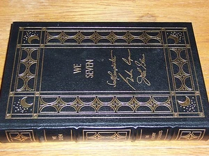 easton press Signed WE SEVEN the Mercury Astronauts - Carpenter, Cooper, Glenn - Picture 1 of 3