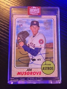 2023 Topps Archives JOE MUSGROVE RC On Card Auto Autograph 4/10 - Picture 1 of 2