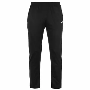 More details for slazenger mens jersey jogging bottoms trousers pants drawstring elasticated