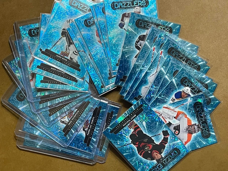 2022-23 BLUE DAZZLERS Upper Deck series 1 (PICK YOUR CARDS) NHL Hockey inserts - Image 1 of 1