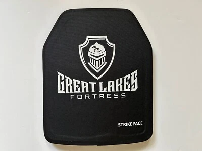 Placa de armadura táctica de cerámica curvada independiente NIJ nivel 3+ 10"X12", multi-disparo Foto 1 de 4