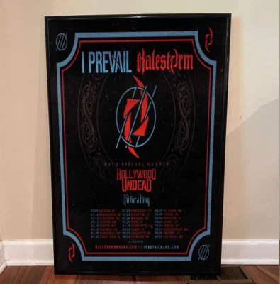 HOME DECOR Halestorm + I Prevail Tour 2024 Poster