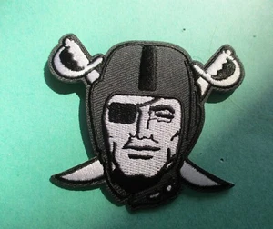 Las Vegas Raiders NFL Football New Embroidered Iron-On Patch 3" x 2½" - Picture 1 of 1