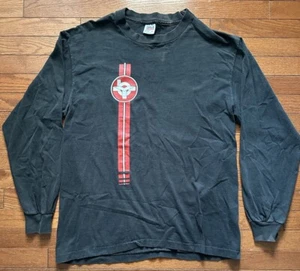 Rara camicia vintage Moby manica lunga XL anni 90 punto singolo musica elettronica - Foto 1 di 6