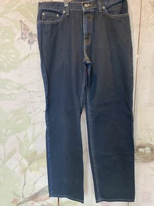 Ralph Lauren Polo Jeans Waxed Jeans 31 Wx 30L Nwot Vintage New - Picture 1 of 6