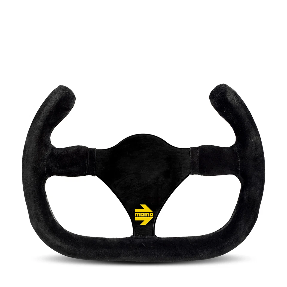 MOMO Motorsport MOD. 27 Cut Race Steering Wheel Black Suede 270mm - R1925C/27S - Image 1 of 1