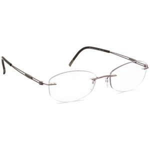 Silhouette Brille 5227 40 6055 Titan Braun Randlos Gestell Austria 50[]17 140 - Bild 1 von 6