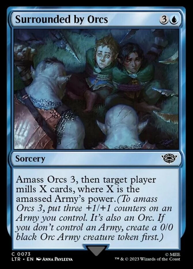 x1 Surrounded by Orcs - Lord of the Rings - NM - MTG - Image 1 of 1