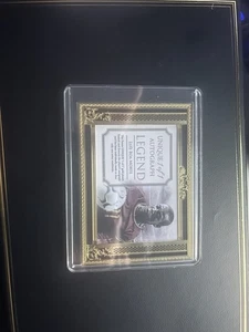 Luis Boa Morte 1/1 Autograph Futera Unique Edition 21 Gold Frame - Bild 1 von 2