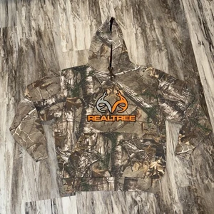 Realtree Camo Hoodie Gr. Medium Herren Logo Pullover Jagd Outdoor Camouflage - Bild 1 von 9