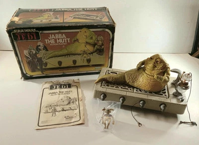 VINTAGE KENNER 1983 ROTJ JABBA THE HUTT PALACE CAIXA COMPLETA COM INSERÇÕES - Imagem 1 de 4