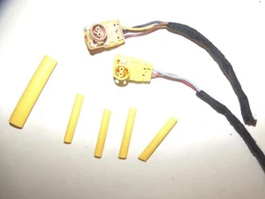 PORSCHE CARRERA 2017-2018-2019 OEM FIX KIT clock spring connector 2 plugs AIRBAG - Picture 1 of 1