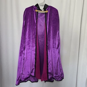 Size 6/7 Frozen Anna Purple Velveteen Cloak Cape W/ Arm Slits - Picture 1 of 10