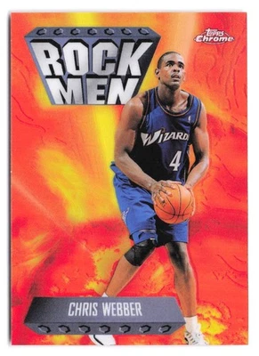 1998-99 年 Topps Chrome 克里斯·韦伯 #SB19 折射器 - 本季最佳摇滚男式  — 第 1/2 张图片