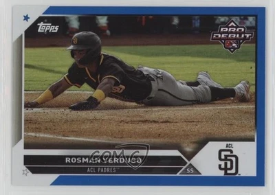2023 Topps Pro Debut Blue Foil /150 Rosman Verdugo #PD-44 - Image 1 of 2