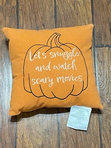 Cuscino farcito zucca arancione autunno Halloween - Foto 1 di 8