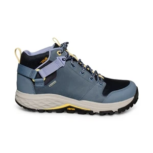 BOTAS PARA MUJER TEVA GRANDVIEW GTX AZUL ESPEJISMO CUERO SENDERISMO TALLA US 9/UK 7 NUEVAS - Imagen 1 de 5
