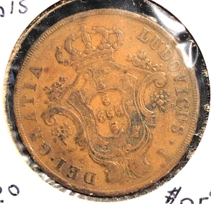 Azoren 1866 20 Reis KM 15 XF - Bild 1 von 2