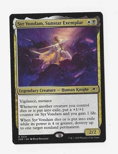 Magic the Gathering, EOE, Mythic, Syr Vondam, Sunstar Exemplar - Legendary Creature - Bild 1 von 2
