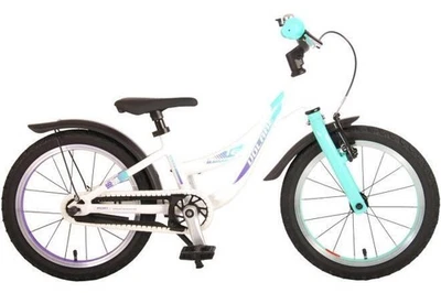 Glamour 16 Zoll Bike Weiß Grün 4-6 Jahre Fahrrad Handbremse Rücktrittbremse - Bild 1 von 4