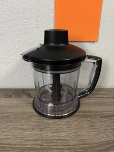Tazón procesador de alimentos genuino Ninja 40 oz (5 tazas) NJ200 Warrior inmersión con tapa - Imagen 1 de 5
