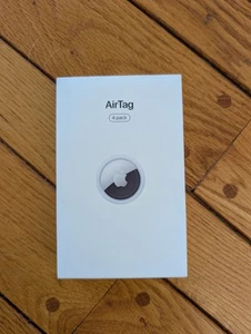 Pack Apple AirTag 4 - Neuf scellé dans sa boîte - Non ouvert. scellé en usine - Photo 1 sur 4