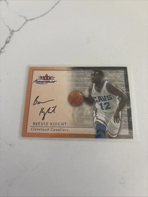 2000 Fleer Autographics Brevin Knight 亲笔签名克利夫兰骑士队 — 第 1/2 张图片