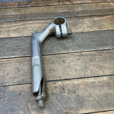 Vintage Schwinn Bicycle Quill Stem 21.1mm 25.4mm Clamp Steel 1966 Gooseneck - Image 1 of 4