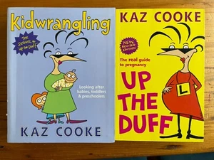 Up The Duff and Kidwrangling 2 x Books By Kaz Cooke - Picture 1 of 1