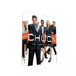 Chuck Complete Series DVD 23-Disc English New Box Set - Picture 1 of 3