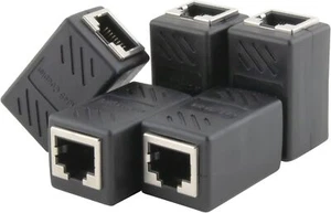 5x RJ45 LAN Kupplung geschirmt für Cat8/Cat7/Cat6 Ethernet Netzwerkkabel - Photo 1/1
