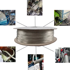 Lote de pantalla de señal eléctrica EMI RFI ESD con manga de cable de cobre latado - Imagen 1 de 19