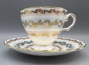 Juego de tazas y platillos de té Grosvenor vintage C818 - Imagen 1 de 11