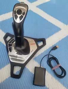 Logitech Freedom 2.4 Cordless Joystick Wireless With Throttle Twist-Grip Rudder - Picture 1 of 12
